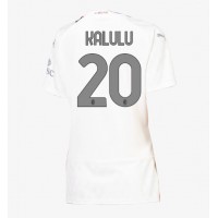 AC Milan Pierre Kalulu #20 Bortatröja Kvinnor 2023-24 Korta ärmar